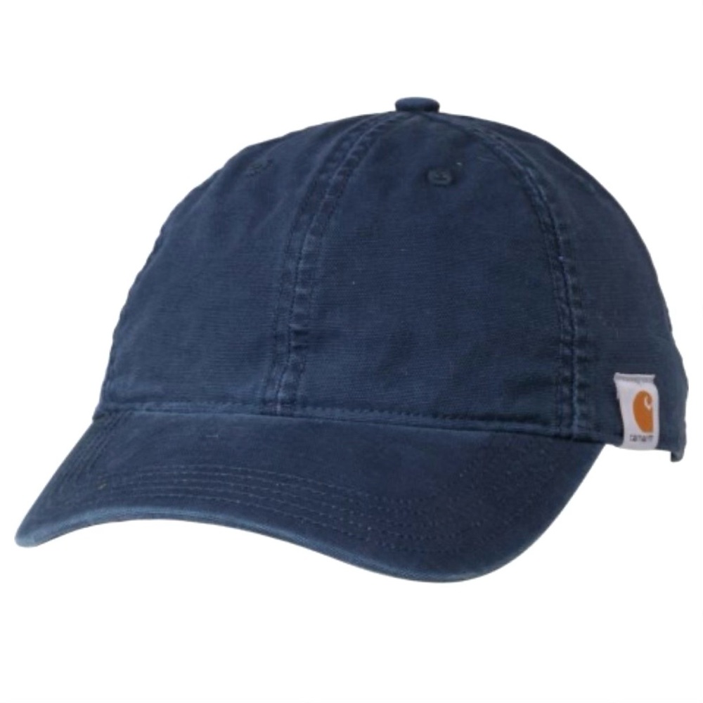 NWT UNISEX Carhartt dk blue cotton canvas baseball cap